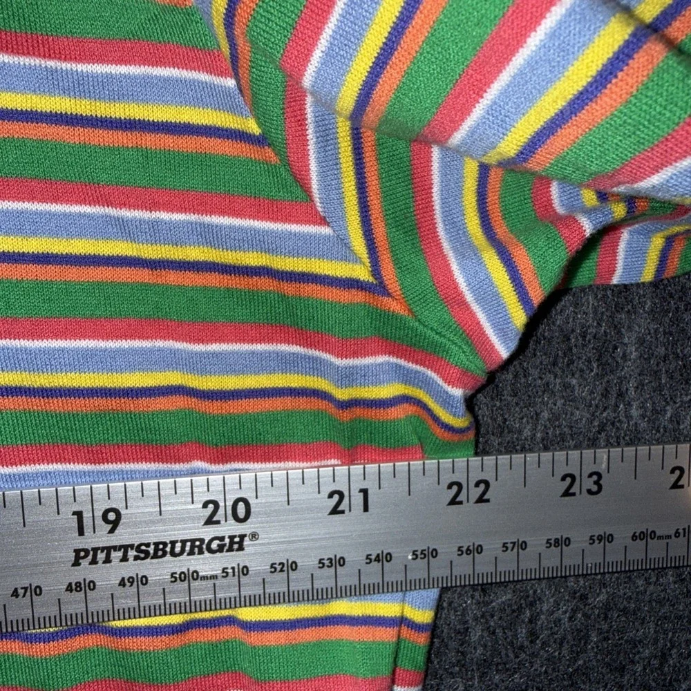 Polo Golf Ralph Lauren Striped Polo Mens Large‎ Multicolor Green Collar